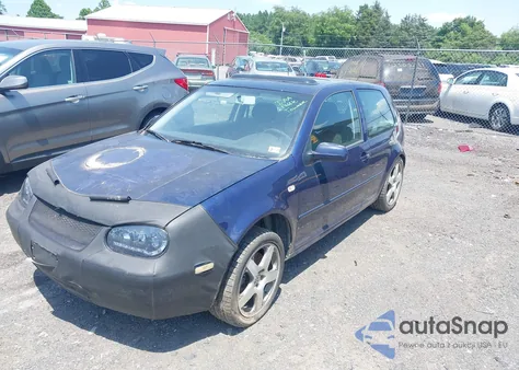 2002 Volkswagen Gti 1.8L из США, поврежденный, VIN 9BWDE61J724044608